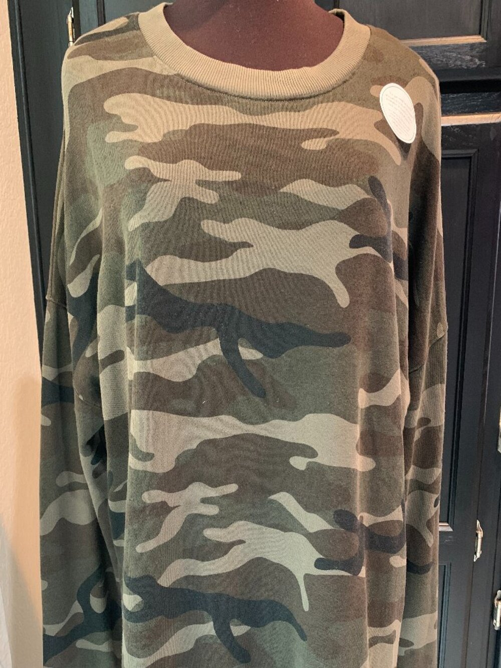 TIME AND TRU Camouflage Sweatshirt NWT XL 16/18